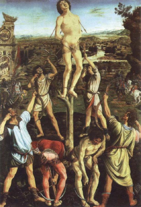 Pollaiuolo, Piero Martyrdom of St.Sebastian oil painting image